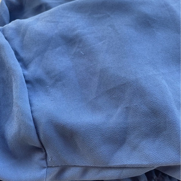 ASOS GLAMOROUS CURVE DRESS Women’s Size 22 Blue Smocked Long Sleeve Midi - Picture 11 of 12